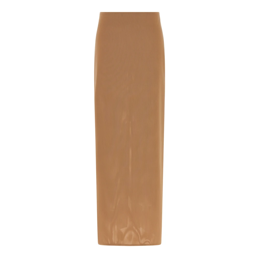 Armarium Women's Beige Jackie Mesh Midi Skirt - Midi Skirts - Xs - Skirts