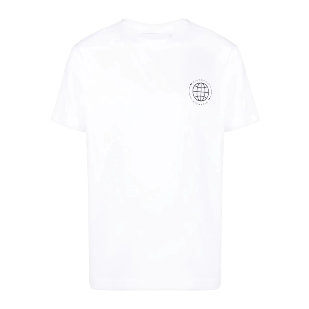 John Richmond Herr Rosiop T-shirt White, Herr