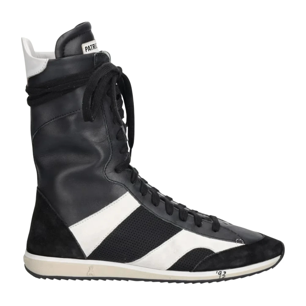 Patrizia Pepe V038x2bd Sneakers Alta Black White - Immagine 4