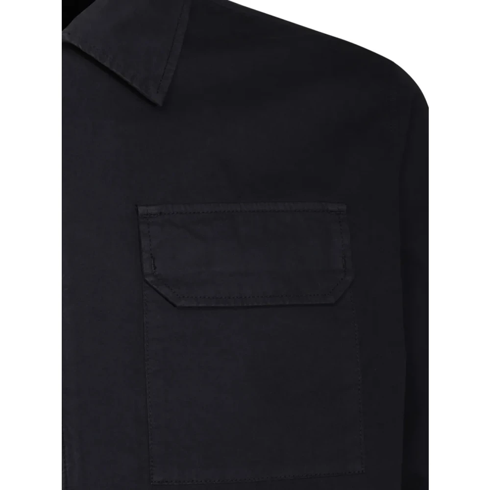 C.P. Company Overshirt Total Eclipse Shirts Black Heren