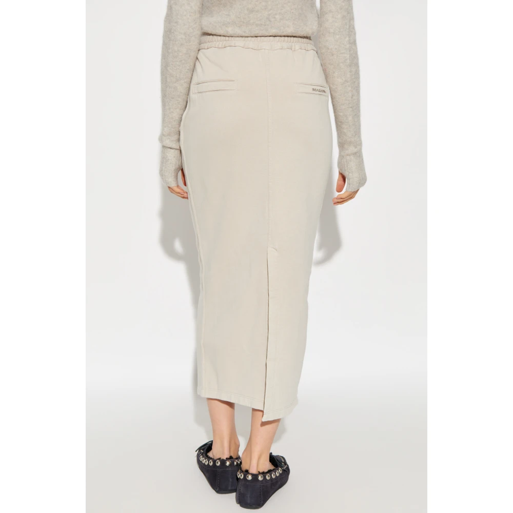 Isabel Marant Étoile Rok Noreen Beige Dames