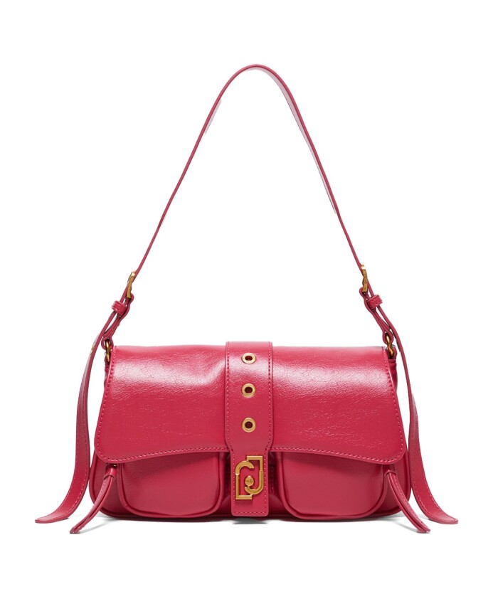 vibrant-magenta-red-shoulder-bag