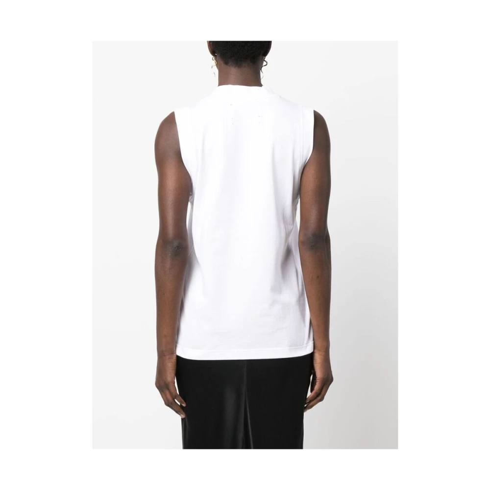 Calcaterra Mouwloze Top White Dames