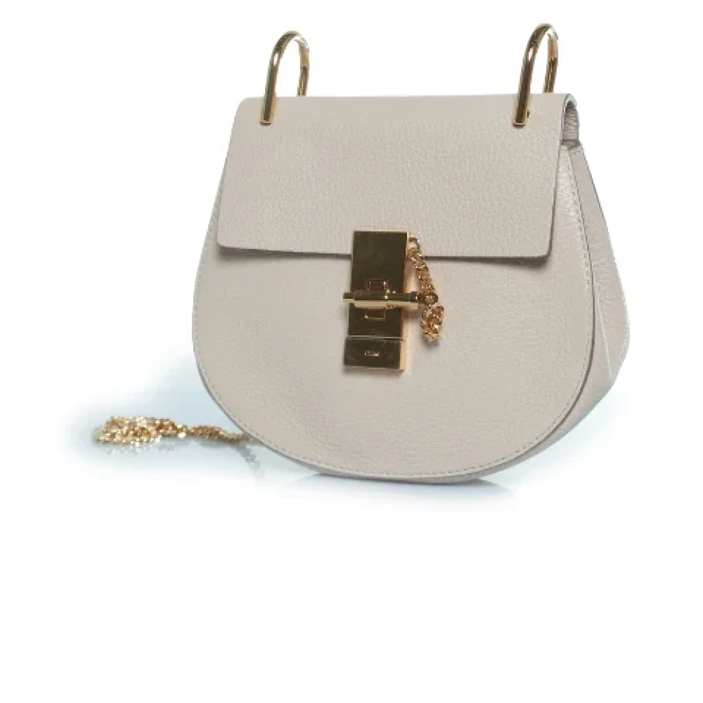 Chloé Leather shoulder-bags Gray Dames