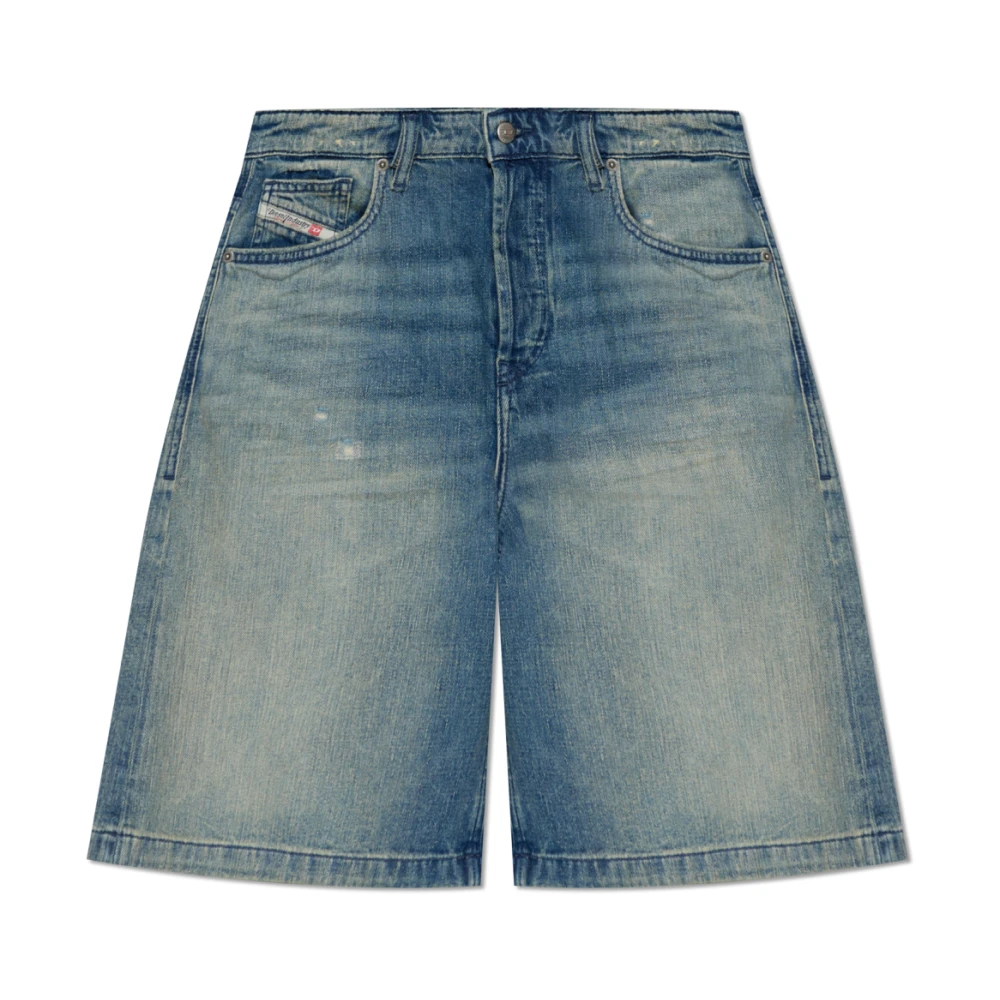 Diesel Femme Bleu Shorts, Taille: W24 Shorts `De-Sire-Short`