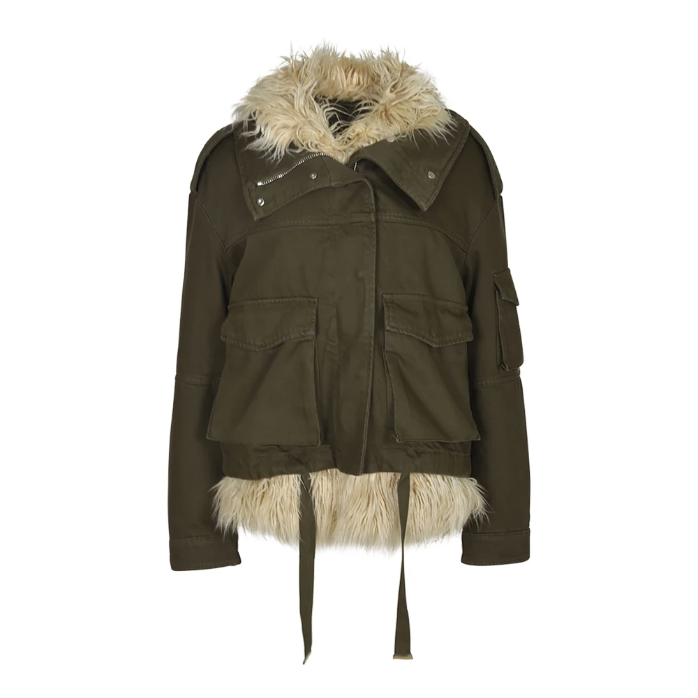 Dondup Stijlvolle Jassen Collectie Green Dames