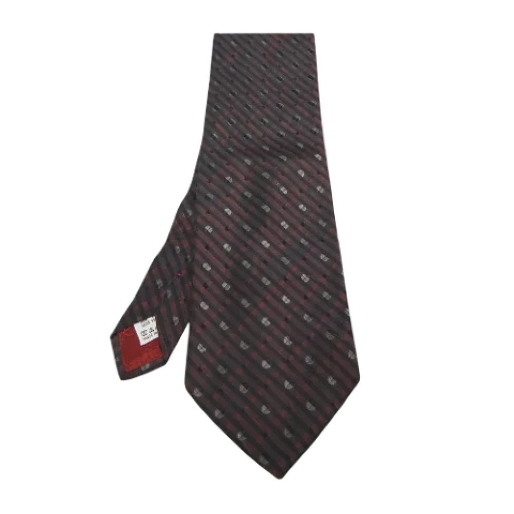 Valentino Vintage Pre-owned Silk home-office Red Heren