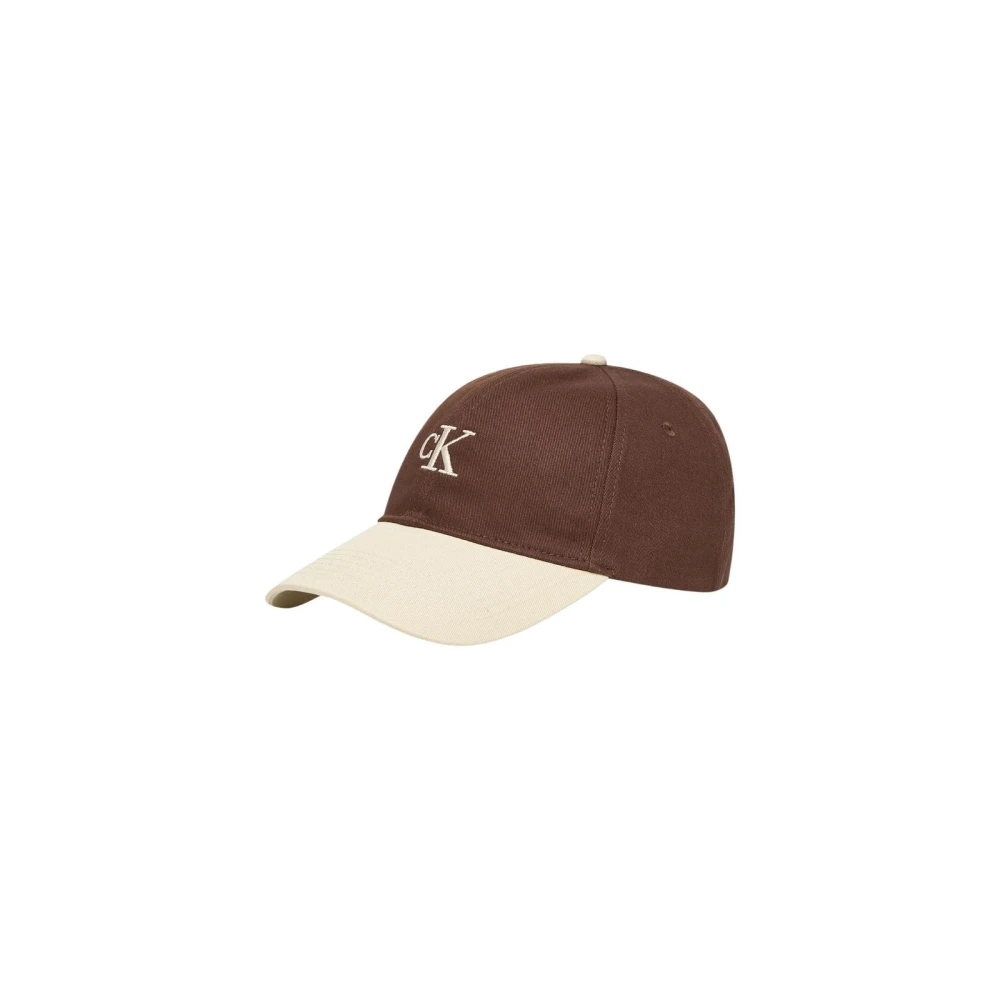 Calvin Klein Men's Brown Hats & Caps, One Size, Cotton Baseball Cap