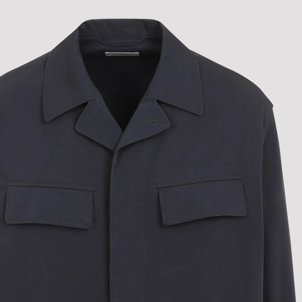 Lemaire Grijze Jas voor Mannen Stijlvol Comfort Gray Heren