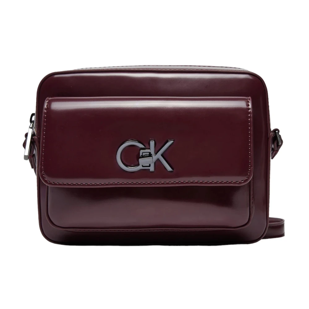 Calvin Klein Glanzende cameratas voor vrouwen Purple Dames