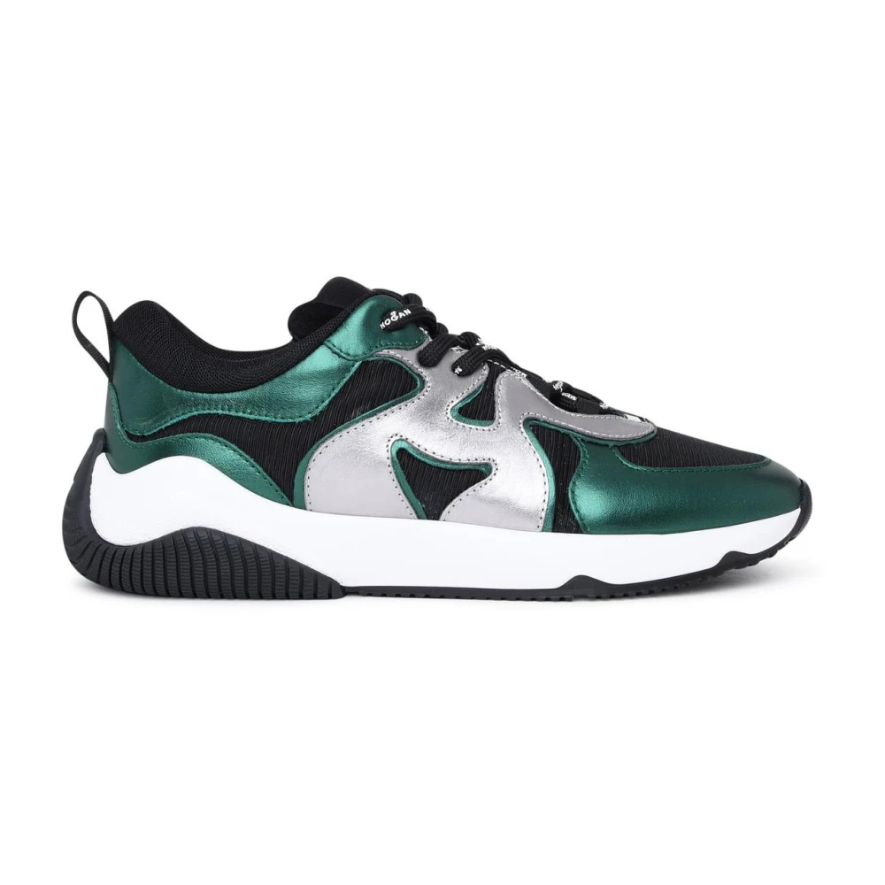 Hogan Leren Sneakers H597 Dames Schoenen Groen