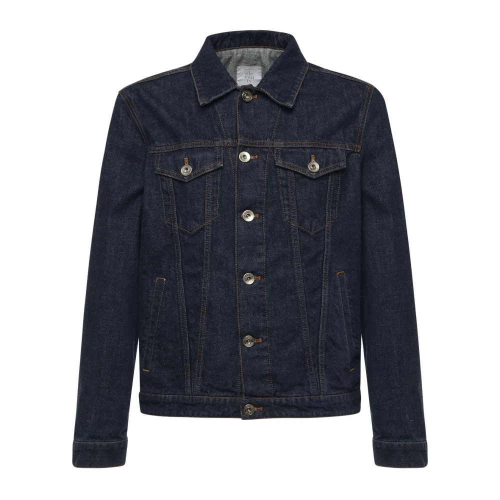 Jackets > Denim Jackets - - Eleventy - Modalova