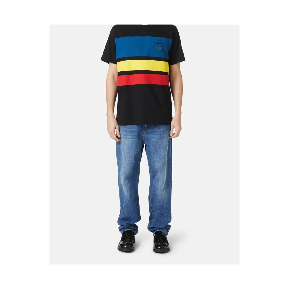 Iceberg Zwart T-shirt uit de Re-Edit collectie Multicolor Heren