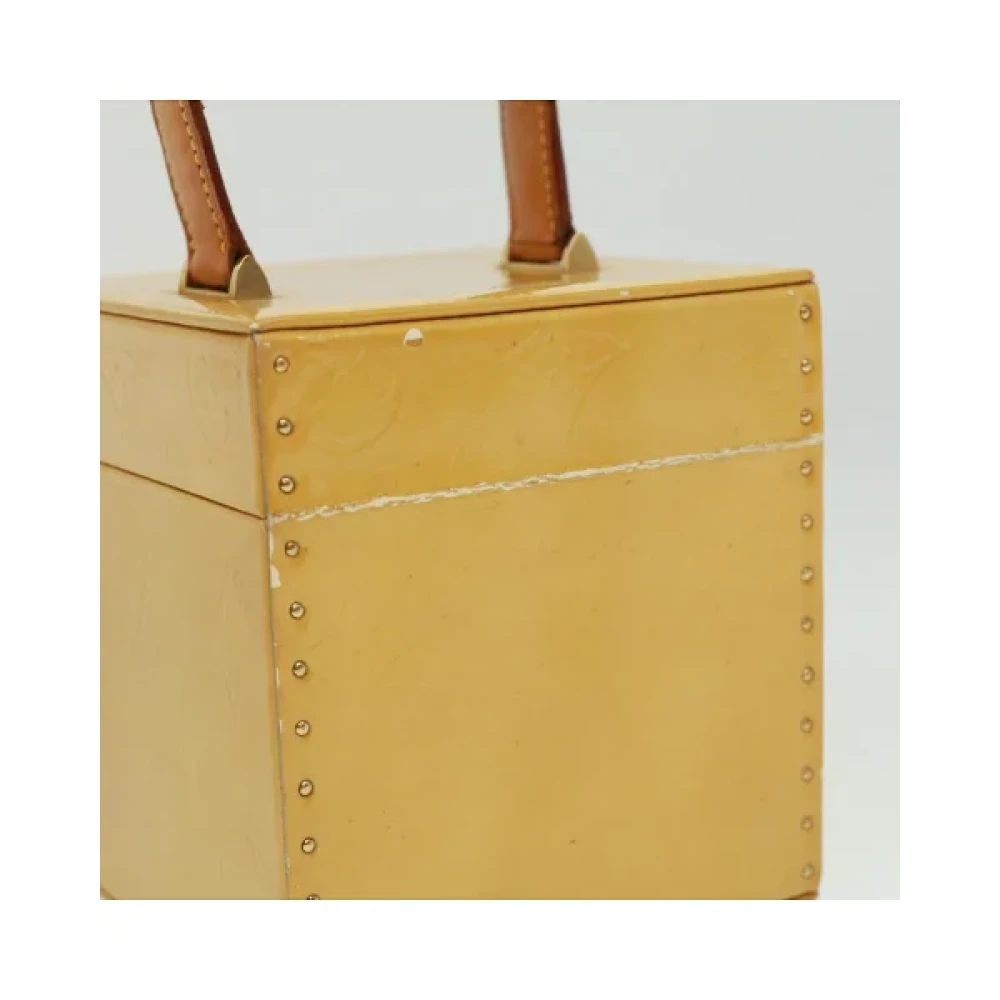 Louis Vuitton Vintage Pre-owned Leather home-office Beige Dames