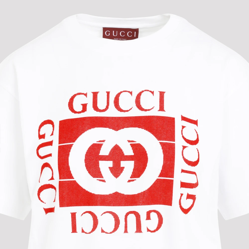 Gucci Ancora G Loved T-shirt White Dames