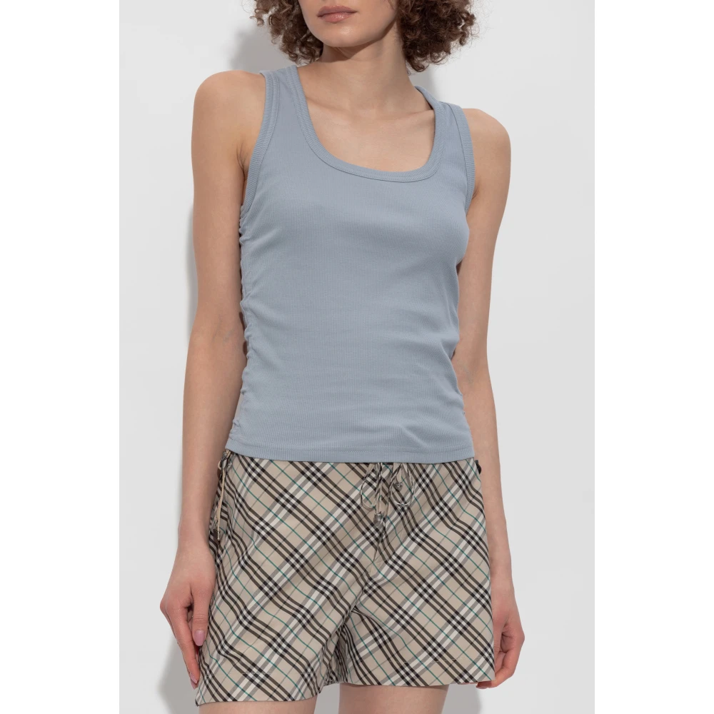 Burberry Gerimpelde top Blue Dames