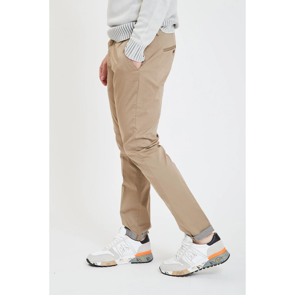 Dondup Gaubert Geplooide Broek Beige Heren