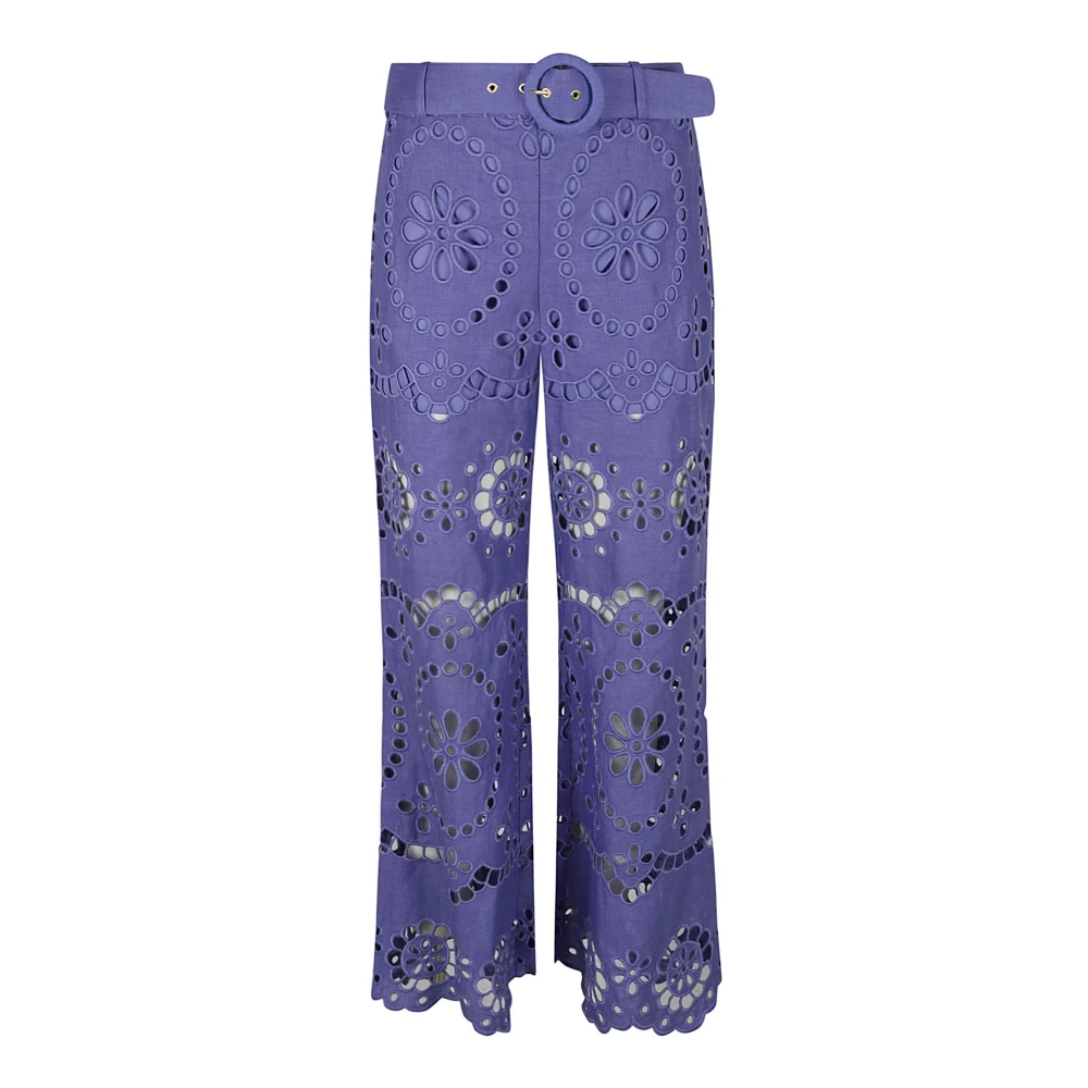 Trousers > Wide Trousers - - Zimmermann - Modalova