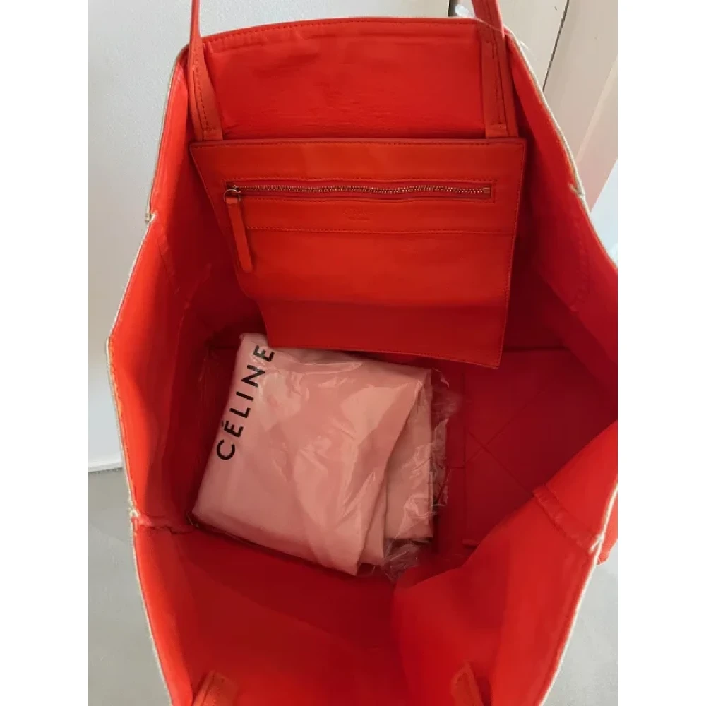 Celine Vintage Pre-owned Leather celine-bags Orange Dames