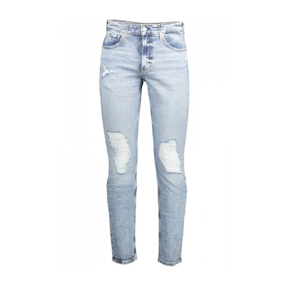 Calvin Klein Blue Denim Jeans Spring Summer Men - Male - Slim Fit Jeans - W29 - Jeans