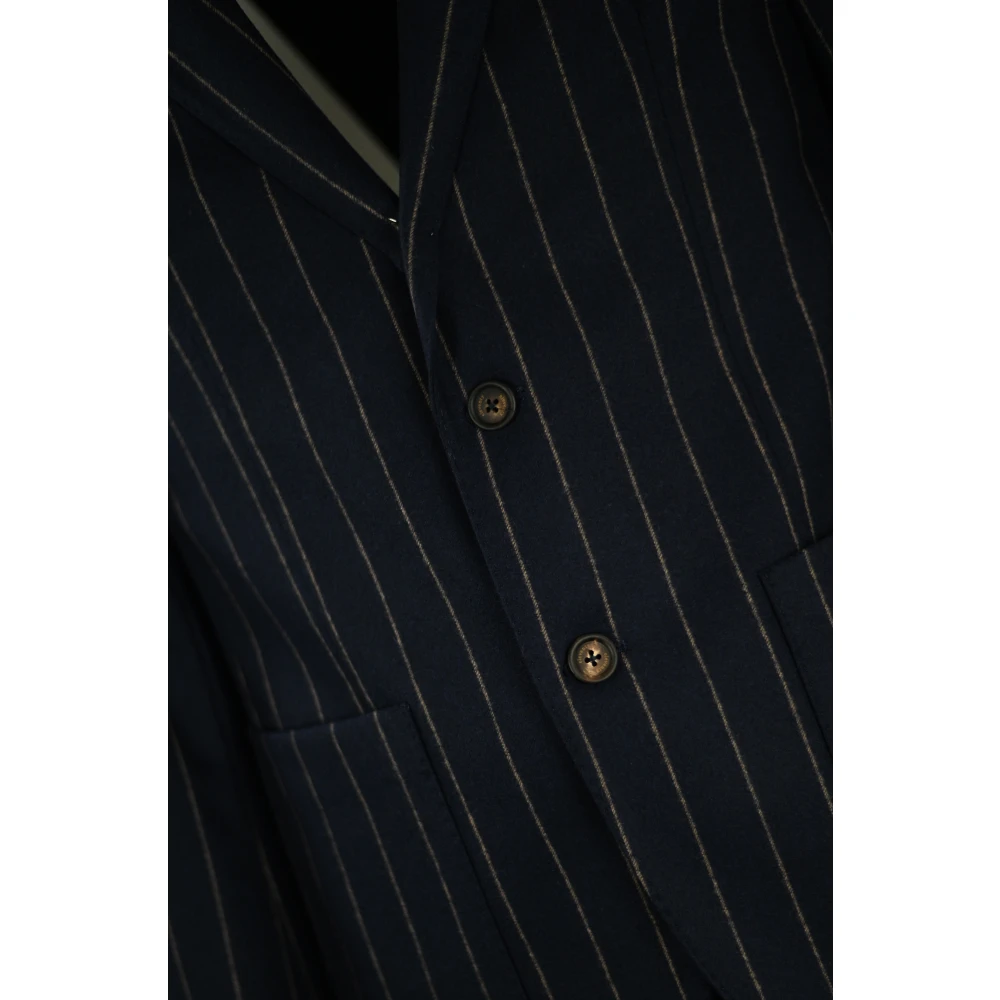 Eleventy Blauwe Geruite Jurk Blue Heren