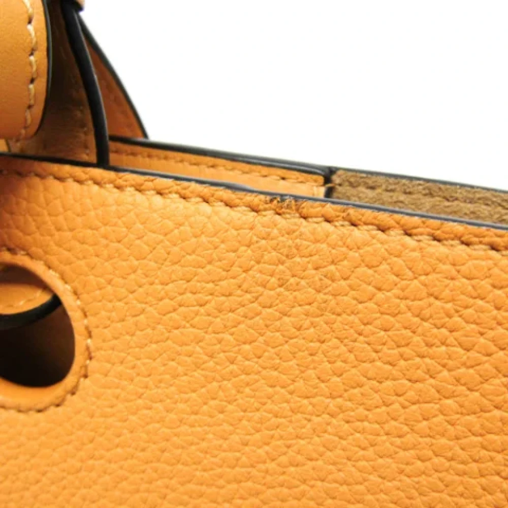 Loewe Pre-owned Leather totes Yellow Dames