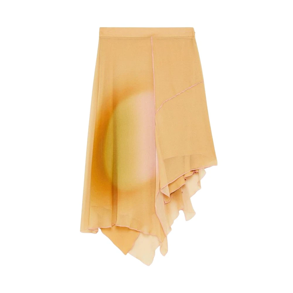 Patrizia Pepe Donna Multicolor Viscose Long Skirt