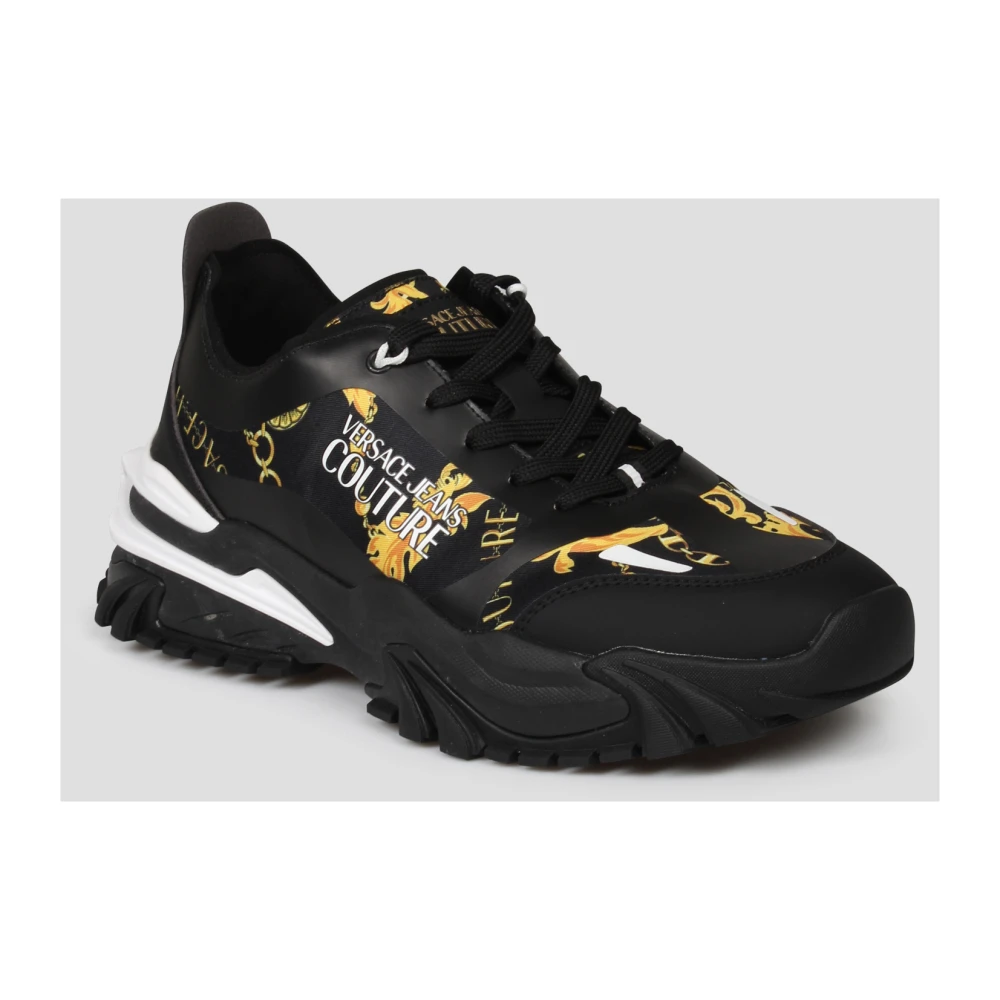 Versace Jeans Couture Chain Couture Trail Treck Sneakers Black Heren