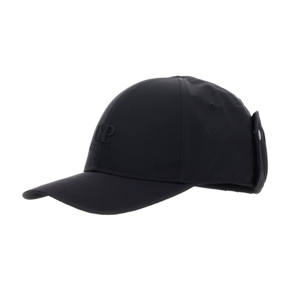 C.p. Company Men's Black Hats & Caps, L, Goggles Hat
