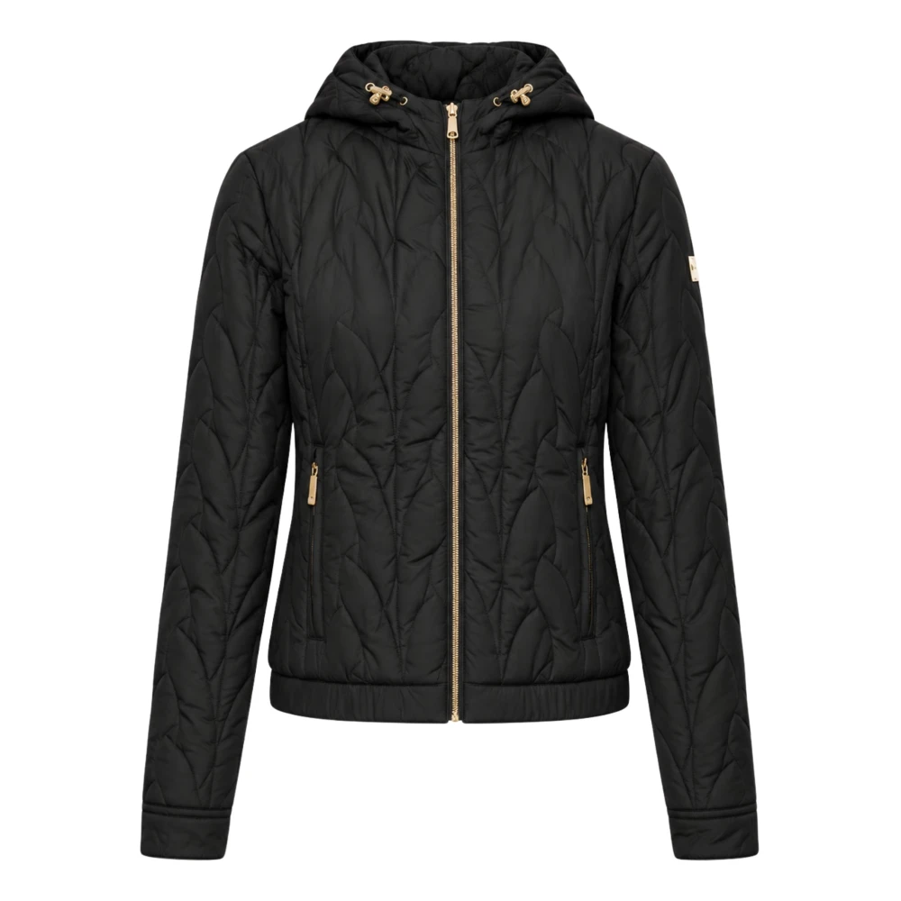 Fracomina Donna Nero - Giacca Trapuntata Con Cappuccio - Jackets - M