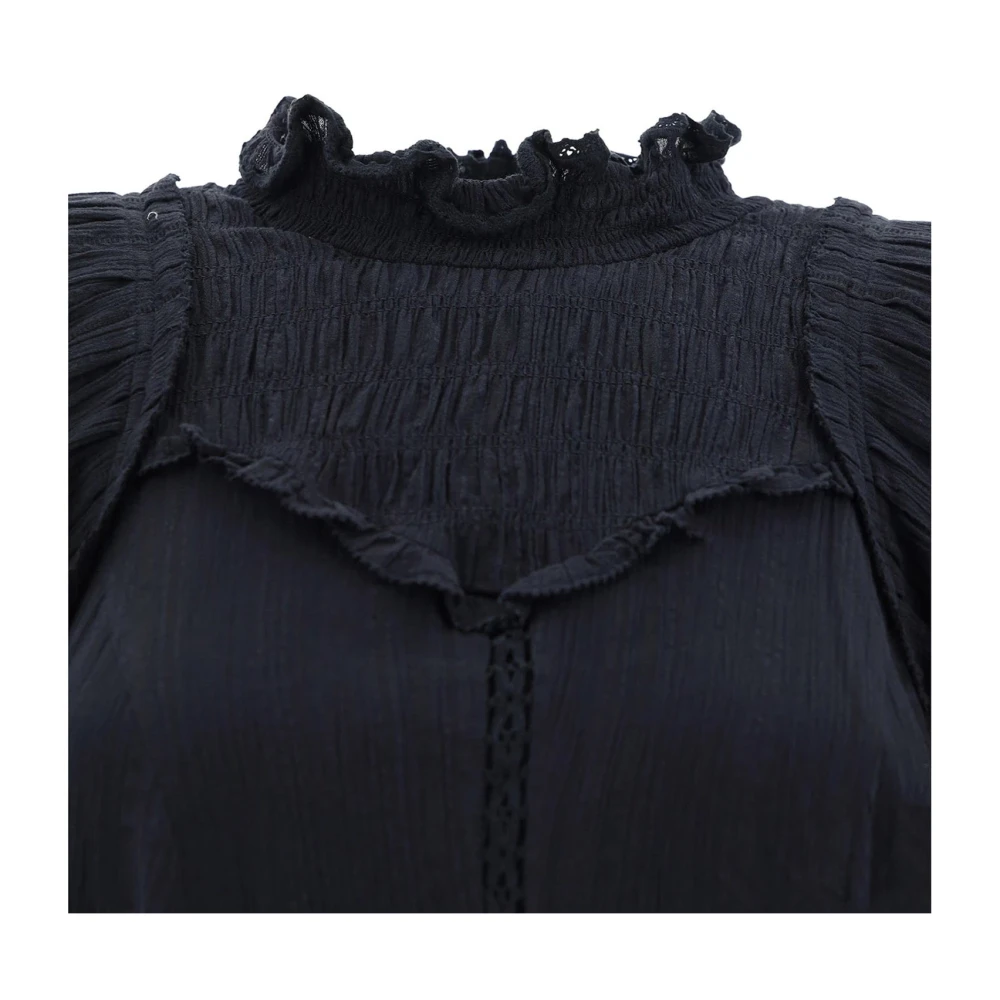 Isabel Marant Étoile Geperforeerd Bloemenmotief Jurk Black Dames