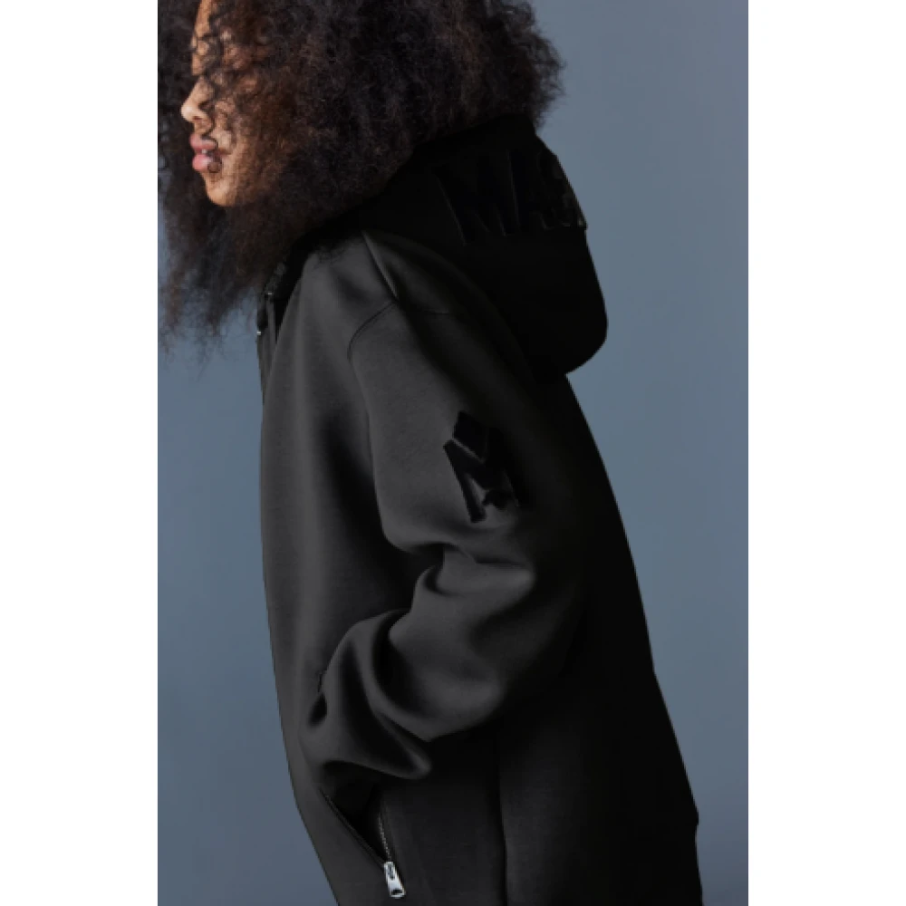 Mackage Zip-Up Hoodie Black Heren