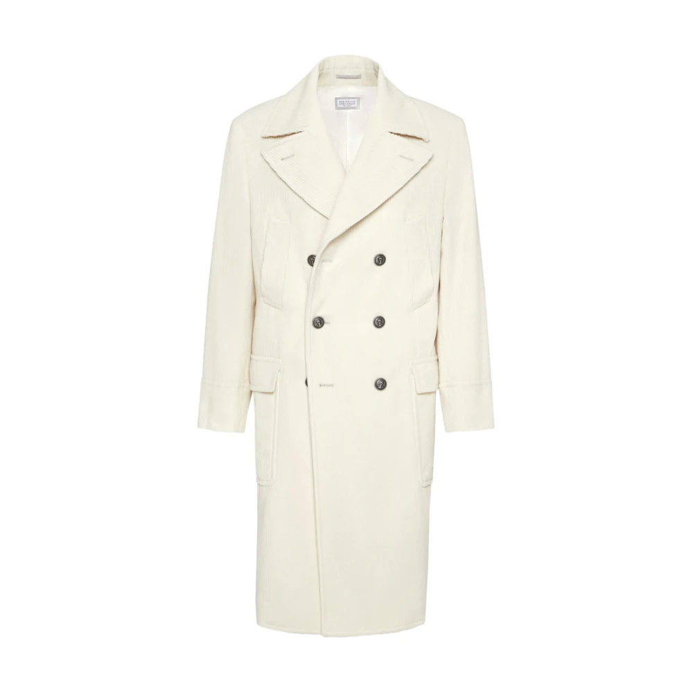 Coats > Double-Breasted Coats - - Brunello Cucinelli - Modalova