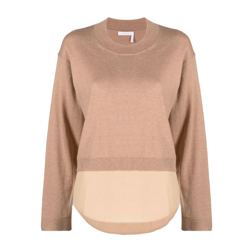 Knitwear > Round-neck Knitwear - - See by Chloé - Modalova