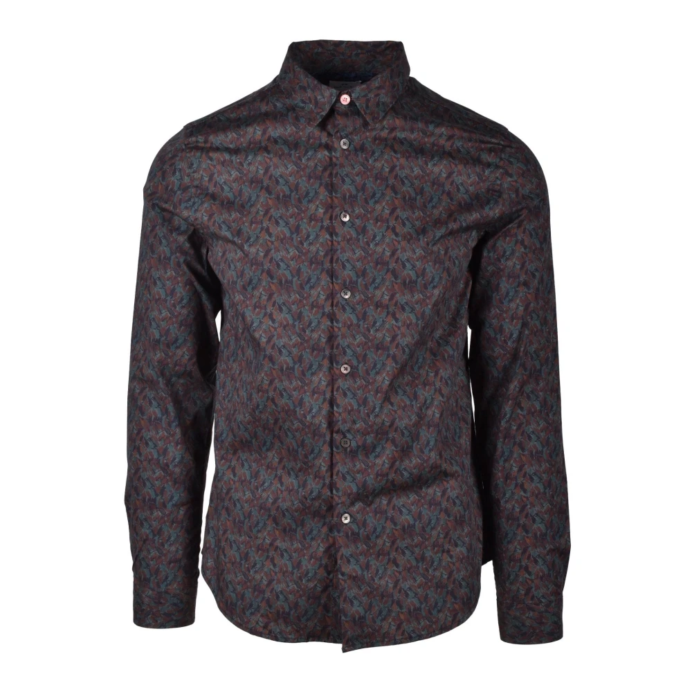 PS By Paul Smith Katoenen Overhemd Brown Heren