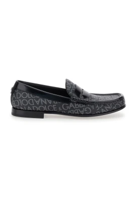 Svarta platta skor City Blanco Loafer