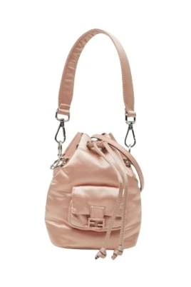 Pre-owned Satin Bucket Bag