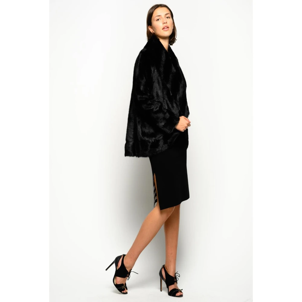 pinko Viscose Rok Black Dames