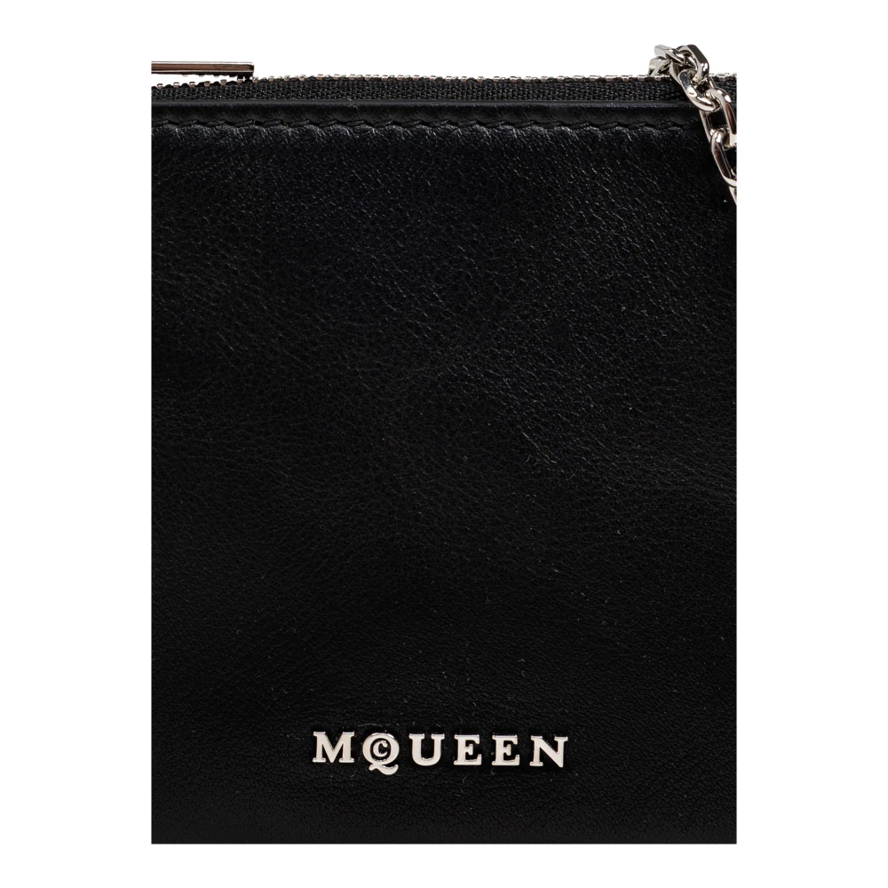 alexander mcqueen Leren etui Black Dames