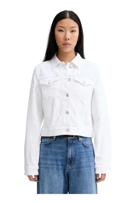 Croppad jeansjacka