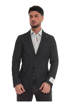 Slim Fit Ullblandad Jacka