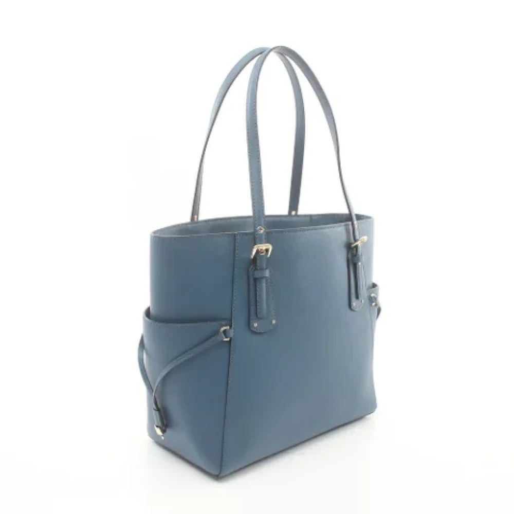 Michael Kors Pre-owned Leather shoulder-bags Blue Dames