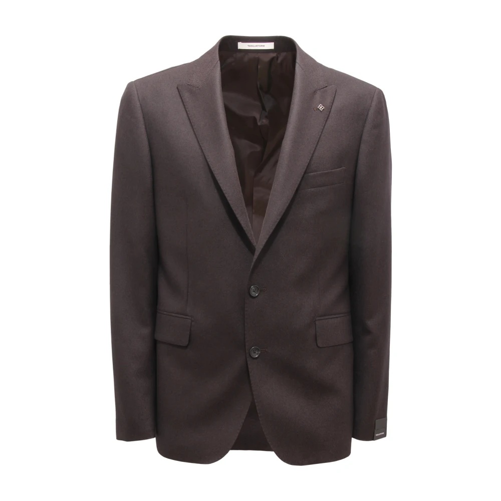 Tagliatore Men's Brown Blazers, Xl, L6503 Abito Suit Wool/Cashmere Suit