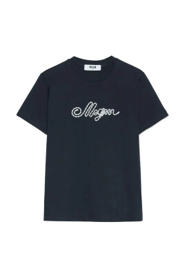 t-shirt-bleu-avec-broderie-logo