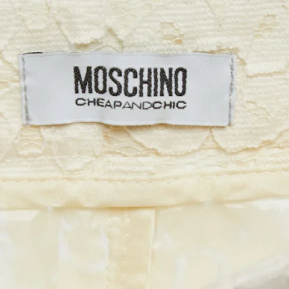 Moschino Pre-Owned Pre-owned Lace bottoms Beige Dames