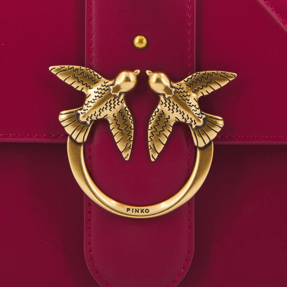 pinko Klassieke Crossbodytas Red Dames