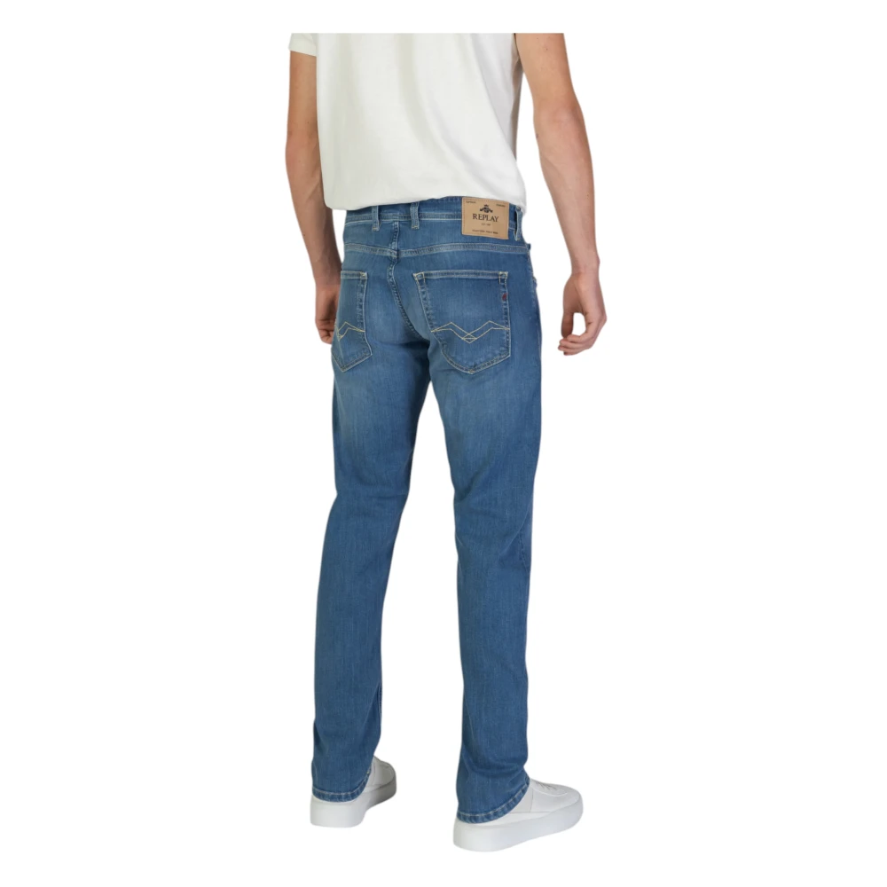 Replay Slim-fit Jeans Blue Heren