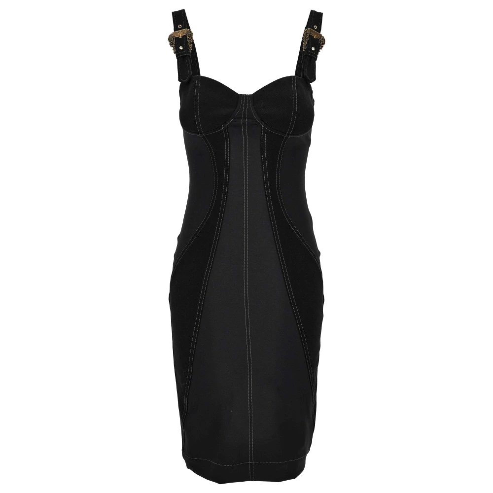 Versace Donna Nero Abiti, Xs, New,