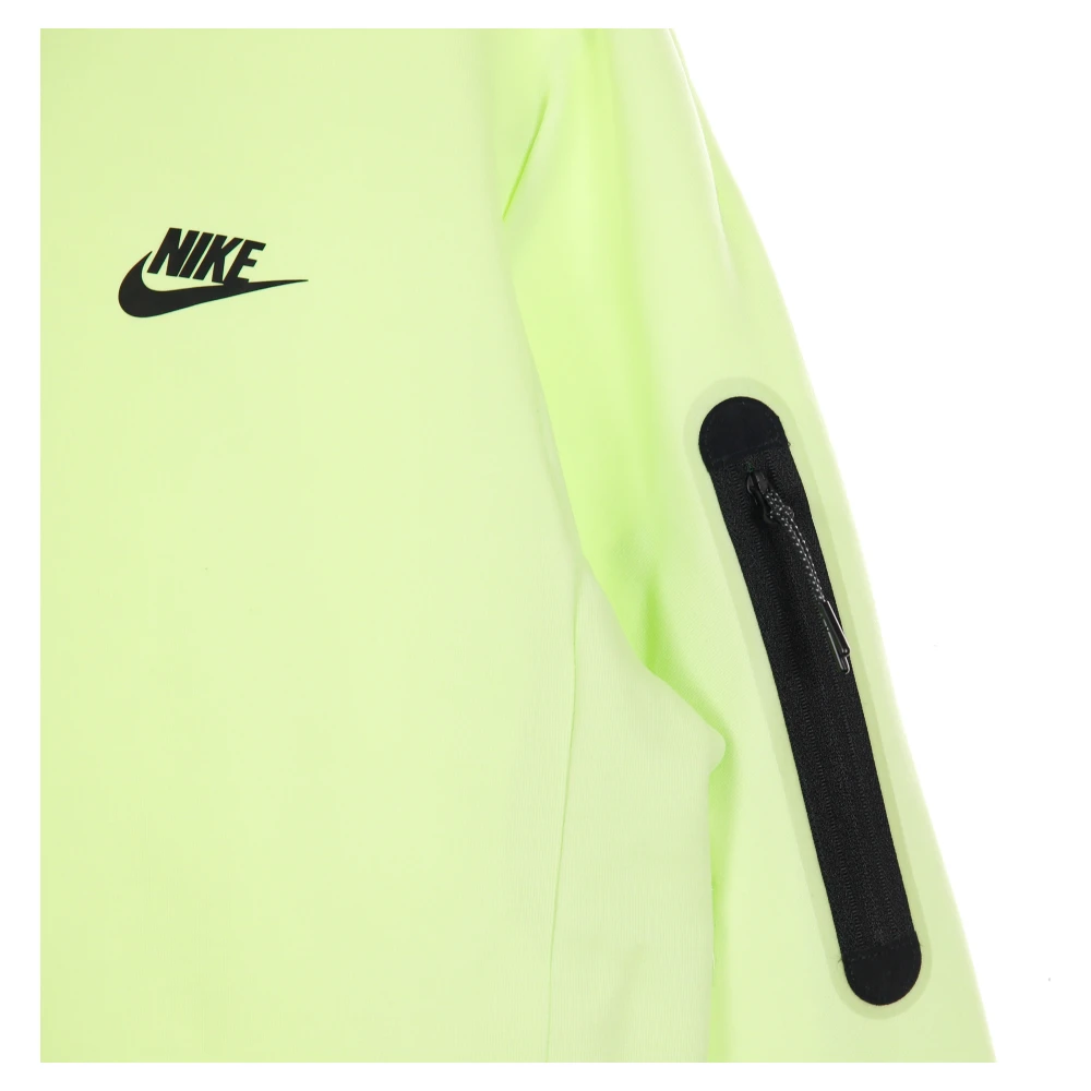 Nike Tech Fleece Crewneck Sweatshirt Green Heren