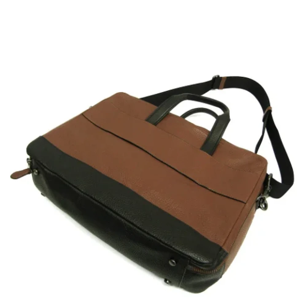 Coach Pre-owned Leather shoulder-bags Brown Dames